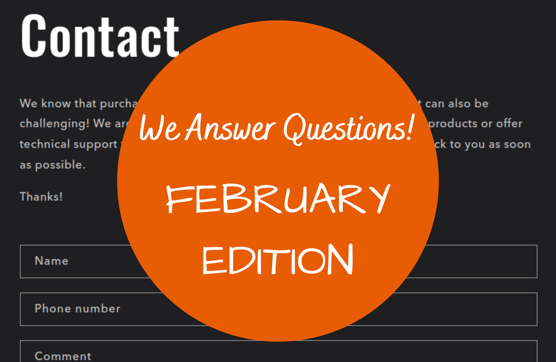 We answer questions!
