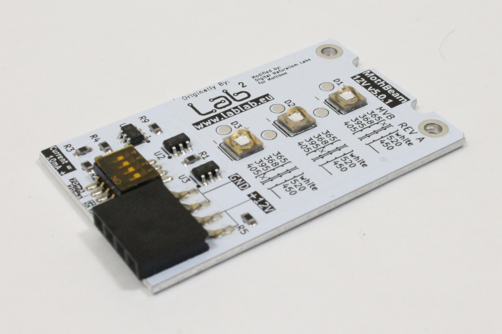 Mothbeam PCB: UV LEDs