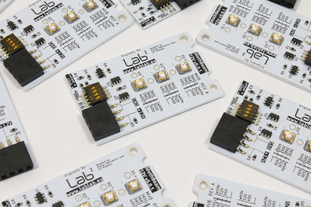 Mothbeam PCB: UV LEDs